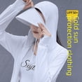 thumbnail image 5 of Chaqueta de pesca ligera y transpirable con protección solar de seda helada para hombre y mujer, con protección UV UPF50, 5 of 5