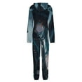 thumbnail image 5 of Demon Slayer Muichiro Tokito Unisex Onesie Pajamas Zipper Jumpsuit Hooded One Piece Sleepwear for Family Mens Womens, 5 of 8