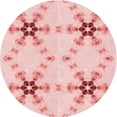 thumbnail image 1 of Ahgly Company Indoor Round Patterned Light Red Pink Area Rugs, 7' Round, 1 of 1