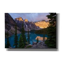 Epic Graffiti 'Moraine Lake 2' by Joe Reimer Photography, Canvas Wall Art, 26"x18"