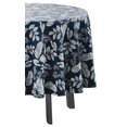 thumbnail image 3 of Vargottam Indoor/OutdoorRoundTablecloth 58 InchRoundTablecloth Waterproof PatioTableCloths,Spring/SummerTableCovers For Backyard CircularTable/Bbqs/Picnic -Royal Blue, 3 of 8