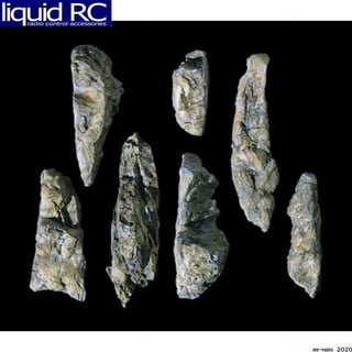 Medium Silicone Heart Stone Mold 3 Rock Mould