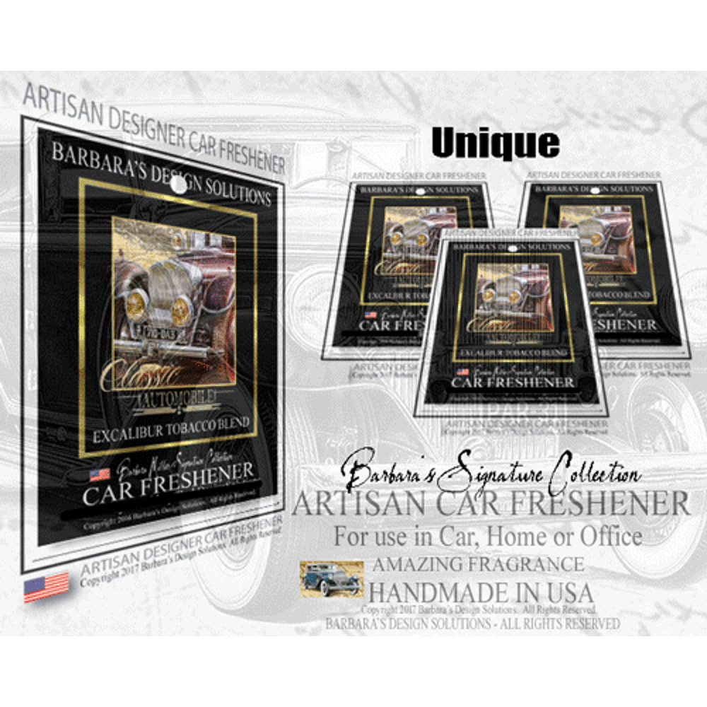 Car Fresheners Unique Auto Air Fresheners Artisan Designer 3 pack