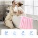thumbnail image 5 of Toalla de baño para adultos de fibra de bambú gruesa, suave y absorbente, rosa, 5 of 6