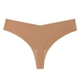 thumbnail image 1 of Tanga sin costuras de seda helada de cintura baja para mujer - Poliéster, transpirable, S-XXL, 1 of 3
