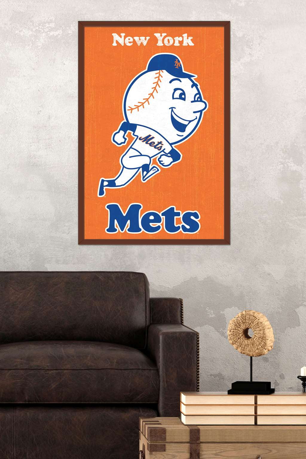 MLB New York Mets - Retro Logo 11 Wall Poster, 22.375