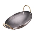 thumbnail image 1 of serony Stainless Steel Wok Pot Stockpot Stewpot Skillet Kitchenware for Outdoor 8inch, 1 of 9