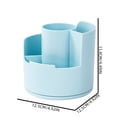 thumbnail image 3 of Usloyux Rotating Desk Organizer, Multi-Compartment Storage Box For Pens Stationery Makeup Brushes, Office Supplies And Small Items Organizer For Home Classroom Workplace Desktop, 3 of 8