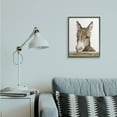 thumbnail image 3 of Stupell Industries Baby Donkey Portrait Adorable Farm Animal Black Framed, 16 x 20, Design by George Dyachenko, 3 of 4