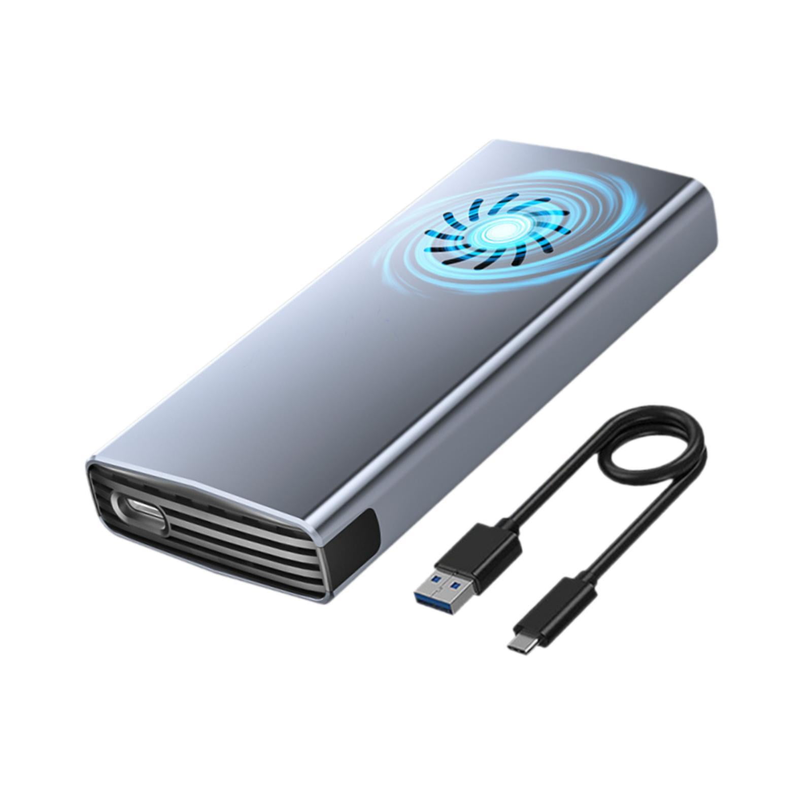 Wzmzjy Hard Drive Enclosure External Hard Drive Case Detachable Plug and Play Practical M15 SSD