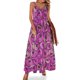 thumbnail image 1 of Vestido sin mangas rosa y blanco con diseño de flores de Charles Rennie Mackintosh Vestido de noche para mujer 2024 Vestido de manga larga Ropa, 1 of 7