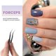 thumbnail image 2 of Nail Art Rhinestones Eyelashes Extension Straight & Curved Tweezers Tool Set-, 2 of 5