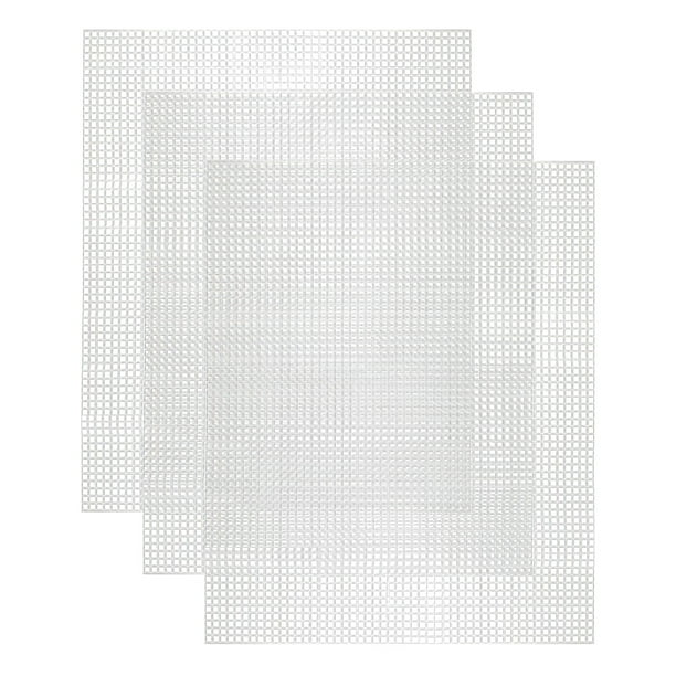 Pieza de malla de plástico cruzada, gancho de alambre para alfombras, suministro artesanal, tablero de 33x50cm, 3 uds. FLhrweasw Nuevo