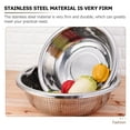thumbnail image 6 of FENGGUIQU Stainless Steel Kitchen Draining Tub for Fruits, Vegetables, Rice - Food Strainer Basin for Efficient Washing, 6 of 8
