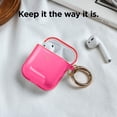 thumbnail image 2 of Funda para Airpods Elago Clear con llavero para Airpods 1 y 2, color rosa, 2 of 8