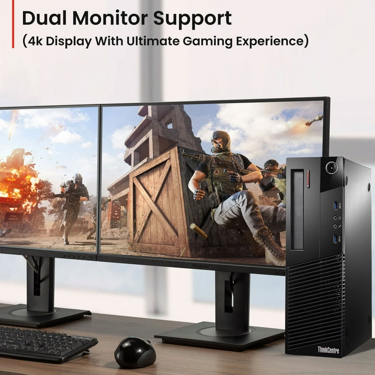Lenovo ThinkCentre M83/M93 Gaming Desktop, Intel i5-4570 3.60GHz