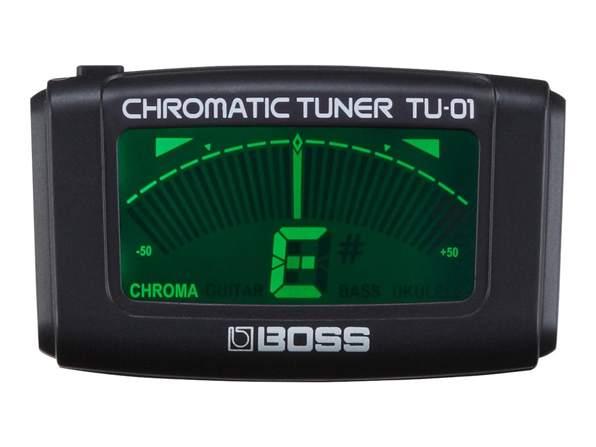Boss TU-01 Chromatic Clip On Tuner Stimmgerät für Gitarre Bass etc. 