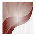 thumbnail image 2 of Ambesonne Contemporary Shower Curtain, Print Modern Stripes, 69"Wx84"L, Pale Maroon, 2 of 4