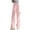 Pink, variant on IROINNID Women's Pants Wide Leg Solid Pockets High Waist Pants Ladies Button Slim Pants,Pink