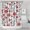 Pioneer Flower Floral-3, variant on Pioneer Flower Floral Print Pattern Shower Curtain 36"x72" ,Bathroom Decorative Shower Curtains Set with 12 Hooks,Modern Waterproof Washable Shower Curtain