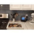 thumbnail image 5 of Tibetan Spaniel Fall Kitchen Pumpkins Glass Cutting Board Large 12 in x 15 in, 5 of 5
