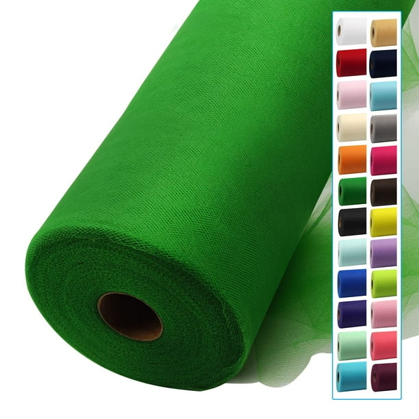 Rollo de tul verde IONTACH de 137 cm x 37 m de tela