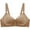 Beige, variant on Sports Bras for Women High Support Fashion Comfortable Woman's Lace Beauty Back Strap Wrap Plus Size Bra