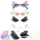 thumbnail image 3 of 4 pares de gafas de sol con alas de libélula, sin montura, con alas irregulares, 3 of 4