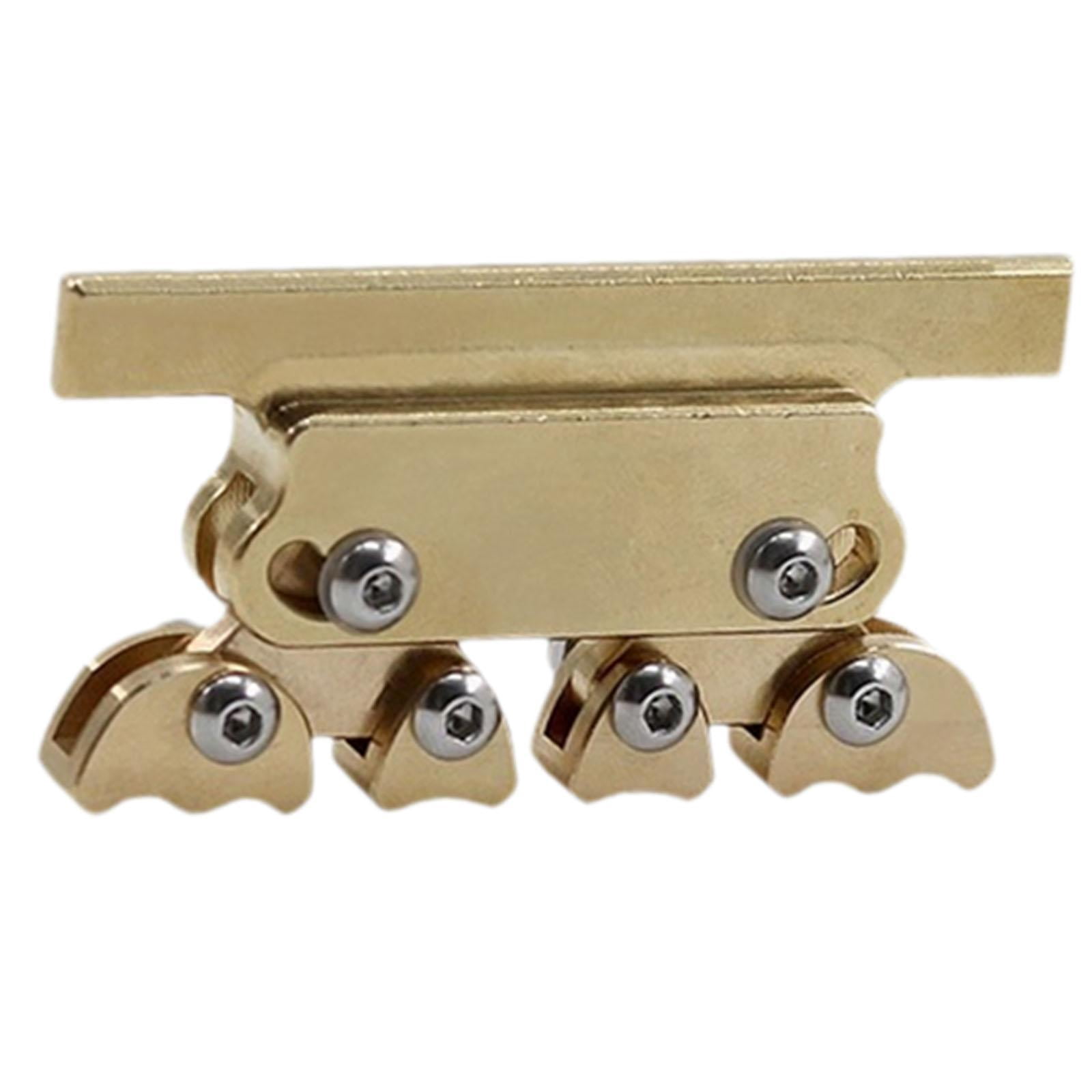 Radius Adaptive Guitar Fret Press Copper Tool Compact Design for Acoustic Bass Guitars DIY Repair