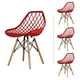 thumbnail image 1 of Set de 4 Sillas Eames Mundo In comedor Vento Plástico Rojo, 1 of 10