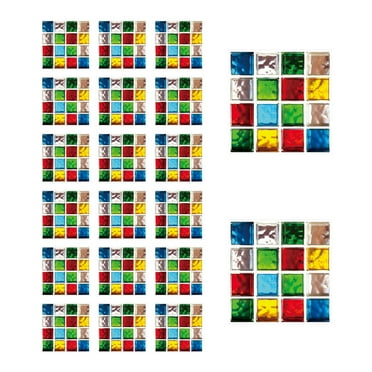 Mosaic Tile Self Adhesive Bathroom Wall Tiles, 3D Self Adhesive Tiles for Bathroom Kitchen Wall Tile Edges - 20 Sheets