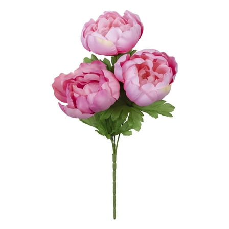 13-inch Artificial Silk Pink Peony Summer Pick, for Indoor Use, by Mainstays