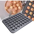 thumbnail image 1 of 48cup Mini Muffin Pan,non-stick Mega Mini Round Cupcake Pan Tray Baking Mould,baking Mould Bakeware Cooking Accessory,black, 1 of 5