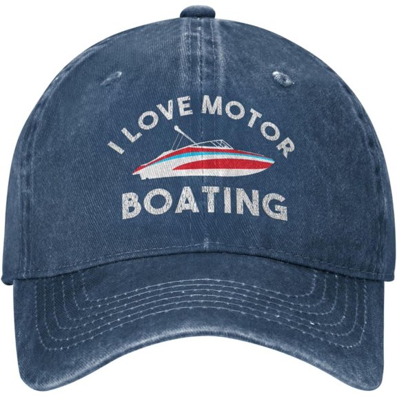 Boating Hat I Love Motor Boating Hat for Men Baseball Hats Cool Hat