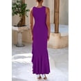 thumbnail image 3 of PRETTYGARDEN Wedding Guest Dresses for Women Summer Formal Gala Maxi Dress Ruffle Mermaid Cocktail Long Dresses, 3 of 8