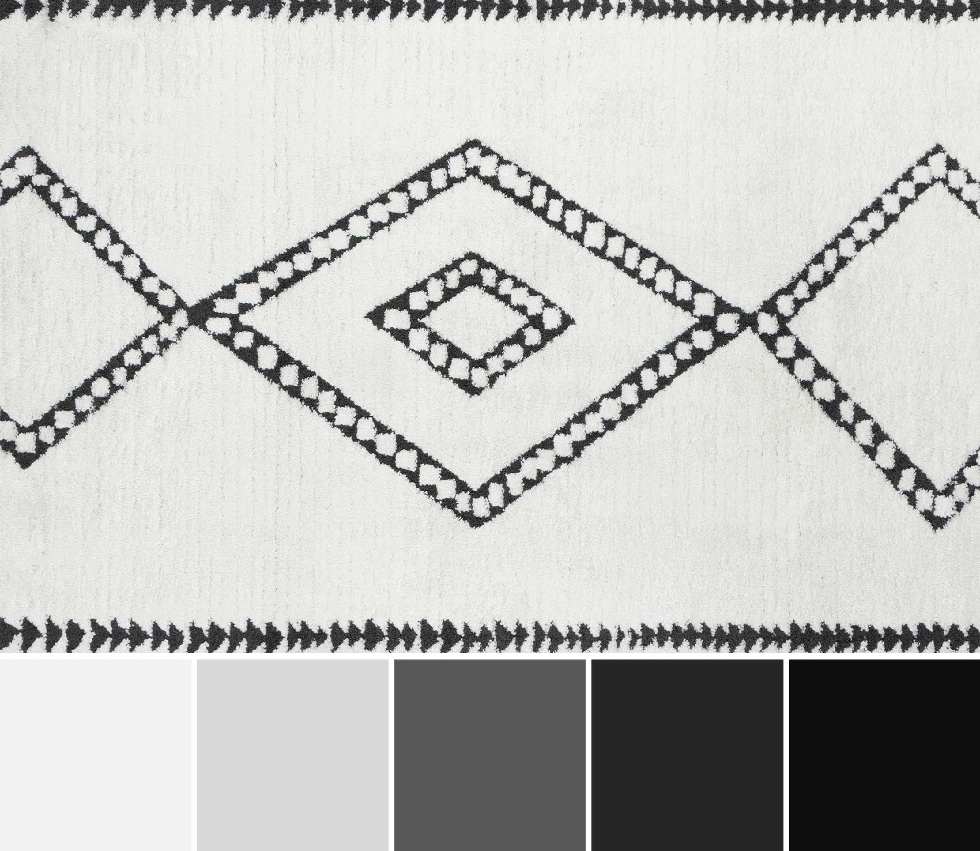 ECARPET Zelda Contemporary Area Rug for Living Room, Bedroom, Dining Entrance, Hallway and More.