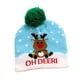 thumbnail image 5 of Gorro navideño de punto para niños y suéter, gorro informal para la nieve, gorro de invierno. Azul, 5 of 9