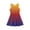 Saffron, variant on Grblisyd Girls Dresses Size 10-12 Gradient Sleeveless A-line Dress Summer Crew Neck Casual Sundress