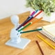 thumbnail image 4 of Desk pen holder, bust pen holder, pen storage office decoration pen holder, cool desk gadgets for men, novelty gifts for classmates 26-27s, 4 of 5