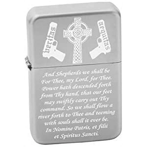Boondock Saints Prayer Lighter Chrome