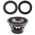 thumbnail image 1 of Rubber Edge Speaker  Speaker Repair Parts  Speaker Edge  Speaker Surround Edge 4'' Speaker Surround Repair Subwoofer Foam Edge Woofer Repair Part Replacement Black, 1 of 8