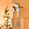 thumbnail image 2 of tassel beads string Wood Home Letters Block Bead Garland with Tassels Tiered Tray Ornament Beaded Garland for Tiered Tray(17.72X1.18X1.18Inch), 2 of 10