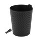 thumbnail image 1 of Bote de basura para automóvil Unique Bargains colgante para asientos delanteros y traseros patrón de tejido 1 pieza negro, 1 of 6