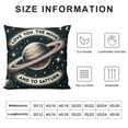 thumbnail image 6 of Love You to The Moon and to Saturn Throw Pillow Cover,Cute Throw Pillow Covers , Room Decor, for Women Teenage Girls, 6 of 6