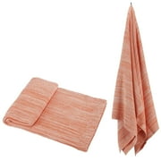 A and B Home A&B Home Comfy Orange Cotton Throw