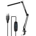 thumbnail image 1 of Clip en la lámpara de mesa LED regulables Luz de lectura de escritorio con abrazadera 3 modos de color y 10 niveles de brillo Función de memoria Soporte de soporte flexible de 360 ° Lámpara de escrit Andoer Clip en la lámpara de mesa, 1 of 7