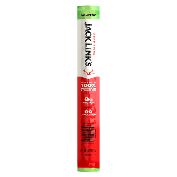Jack Link’s Grass-Fed & Finished Jalapeño Beef Sticks, .92 Ounce Stick