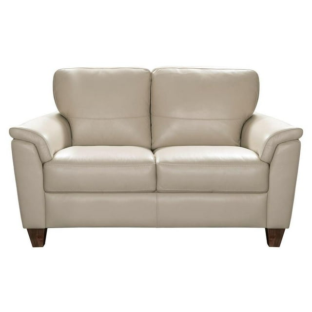 ACME Pacific Palisades Rembourrage Coussin Haut Bras Causeuse en Cuir Beige