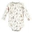 thumbnail image 5 of Hudson Baby Cotton Long-Sleeve Bodysuits, 3-Pack, Newborn- 24 Months, 5 of 5