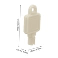 thumbnail image 2 of CRILSTYLEO Llave Para Dispensadores De Papel Higiénico Con Seguro Y Estético Beige, 2 of 8